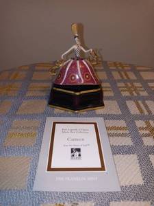 lot 2049 image: Vintage Ert� Legends Of The Opera Music Box And Figurine With Paperwork