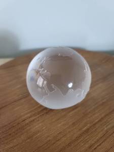 lot 2145 image: Earth Crystal Paperweight