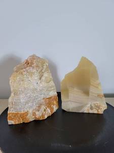 lot 2173 image: Set of Geode Bookends