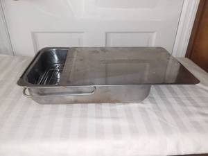 lot 9020 image: Camerons Stainless Steel Roasting Lasagna Pan With Rack