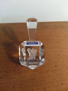 lot 2022 image: Marquis Waterford Crystal Dreidel