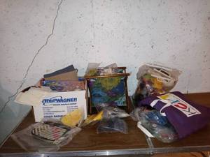 lot 8031 image: Lot Of 4 Arts And Crafts Accessories Mini Collapsible Basket,Purple KCPT Bag