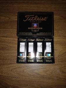 lot 8048 image: Vintage Titleist 100 Tour Balata Golf Balls - 1 Dozen Usa White Numbered 1 2 3 4