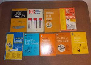 lot 8089 image: Vintage Transistor Project Books