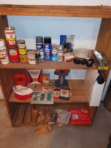 lot 8093 image: Contents of Shelf. Shelf Sold Separately