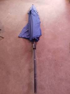 lot 8153 image: 102 Inch Treasure Garden Umbrella Opens Properly