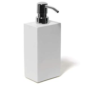 lot 88785 image: Jonathan Adler Lacquer Bath Soap Dispenser, One Size, White
