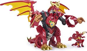 lot 88792 image: Bakugan, Dragonoid Infinity Transforming Figure with Exclusive Fused Ultra and 10 Baku-Gear Accessories