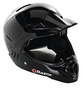 lot 88821 image: Razor 97878 Child Full Face Helmet, Gloss Black