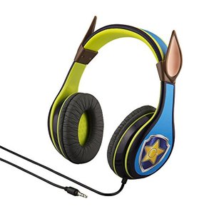 lot 88827 image: Paw Patrol Chase Headphones for Kids with Built in Volume Limiting Feature for Kid Friendly Safe Listening