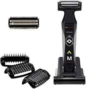 lot 88828 image: MANGROOMER 2.0 Professional Body Groomer, Ball Groomer & Body Trimmer With Propivot Flexing Head, 3 trimmer Combs, Wet Dry & A Free Bonus Foil