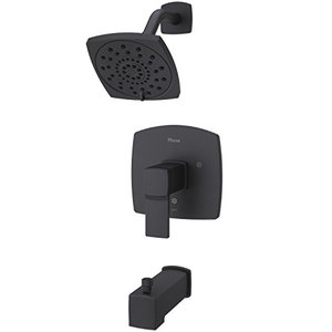 lot 90823 image: Pfister LG89-8DAB Deckard Tub and Shower Trim, Matte Black