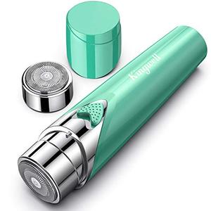 lot 90863 image: Facial Hair Removal for Women, Painless Hair Remover Shaver with 1 Extra Replacement Head (Blue)