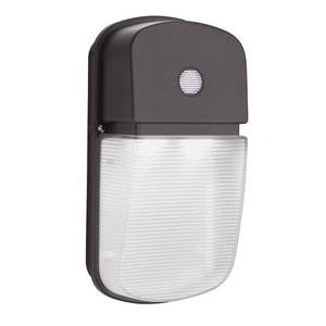 lot 92502 image: Lithonia Lighting 1-Head Bronze LED Wall Pack Light