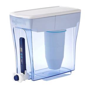 lot 92509 image: ZeroWater 20 Cup Ready-Pour Dispenser, Water Quality Meter ZD-20RP-N