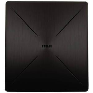 lot 92543 image: RCA SLIVR Amplified Indoor Flat HDTV Antenna, Multi-Directional