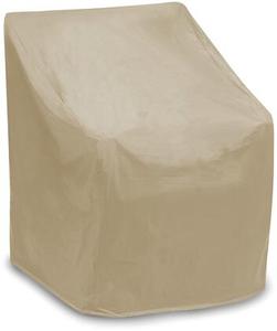 lot 92559 image: Protective Covers Weatherproof Wicker Chair Cover, Large, Tan