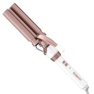 lot 92569 image: Conair Double Ceramic Triple Barrel Hair Waver, Crimping Iron