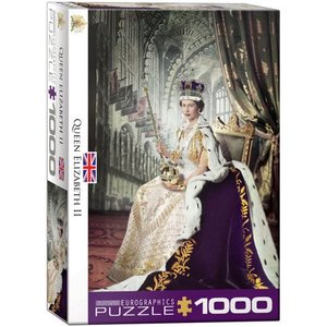 lot 95769 image: Queen Elizabeth II 1000 pc Puzzle