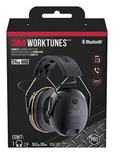 lot 95824 image: 3M WorkTunes Connect Hearing Protector with Bluetooth Technology, 24 dB NRR, Ear protection for Mowing, Snowblowing, Construction, Work Shops