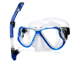 lot 88819 image: Greatever Dry Snorkel Set, Panoramic Wide View, Anti-Fog Scuba Diving Mask, Easy Breathing And Professional Snorkeling Gear For Adults