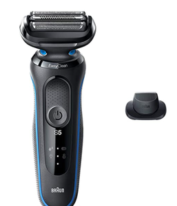lot 90840 image: BRAUN SERIES 5 WET OR DRY 3 BLADE SHAVER KIT WITH PRICISION TRIMMER