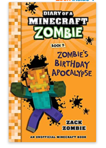 lot 90866 image: Diary of a Minecraft Zombie Book 9 Zombies Birthday Apocalypse