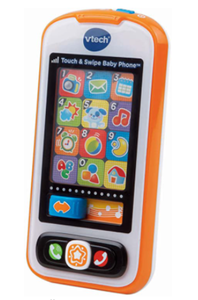 lot 90869 image: VTECH BABY TOUCH AND SWIPE BABY PHONE FOR 6 MO