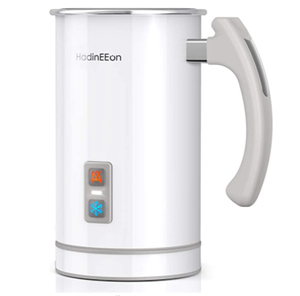 lot 92532 image: HadinEEon - 500mL Electric Milk Frother - White - Model MMF-603B-V2