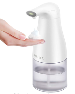 lot 92538 image: Auto Sensor Foaming Soap Dispenser - White