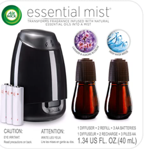 lot 92550 image: Airwick Essential Must Diffuser and 2 Refills