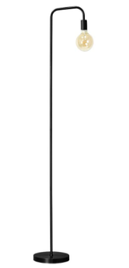 lot 92561 image: Bright O Bright - Floor Lamp - Black Steel