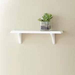 lot 2068 image: Style Selections 24.15-in W x 6.875-in H x 8.24-in D Wall Mounted Shelving