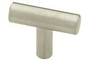 lot 2074 image: Brainerd 1-916 In. Rectangular Stainless Steel Bar Cabinet Single Knob (QTY 7)