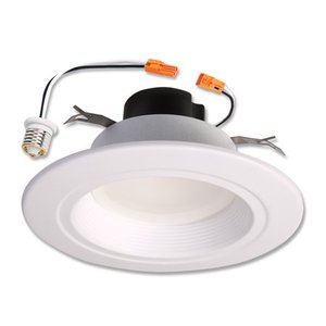 lot 2079 image: Halo Recessed Lighting RL560WH6940R 5 6 White LED Retrofit Baffle-Trim Module