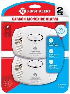 lot 2081 image: First Alert Battery Electrochemical Carbon Monoxide Alarm