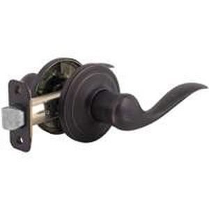 lot 2087 image: Kwikset Tustin HallCloset Lever in Venetian Bronze