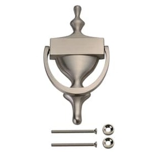 lot 2092 image: Gatehouse 7-in Satin Nickel Entry Door Knocker