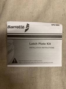 lot 2095 image: Barrette spring loaded hinge and latch kit for fence