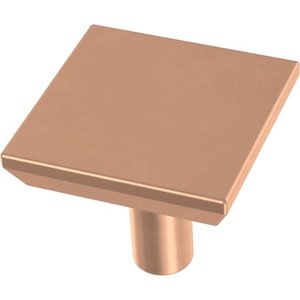 lot 3004 image: Franklin Brass Simple Chamfered Square Cabinet Knobs&nbsp 10 PACK