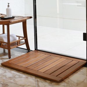 lot 3042 image: Cambridge Casual Estate Spa Teak Mat