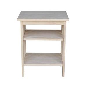 lot 3083 image: International Concepts Traditional Mission Printer Stand