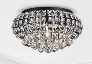 lot 3023 image: Arrakis 5 Light Chandelier Style Geometric Flush Mount