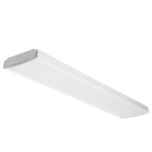 lot 40001 image: Lithonia Lighting LBL4 LED Low Profile Commercial Wraparound, 4-Feet