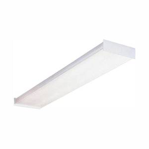 lot 40006 image: Lithonia Lighting SB 232 120 GESB 4-Foot 2-Light T8 Fluorescent Ceiling Fixture, White