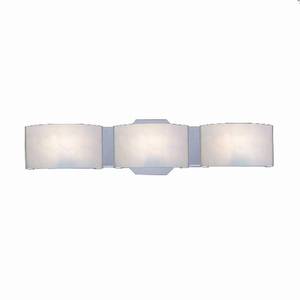 lot 40017 image: Hampton Bay Dakota 3-light Satin Nickel Bath Bar