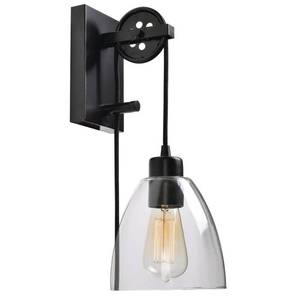 lot 46003 image: Home Decorators Collection Pulley 1-Light Oil Rubbed Bronze Sconce with Bulb