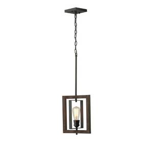lot 46006 image: Home Decorators Collection Palermo Grove 10 in. 1-Light Gilded Iron Kitchen Island Mini-Pendant