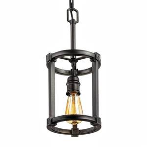lot 46039 image: Home Decorators Collection Romaro Row 1-Light Aged Bronze Pendant