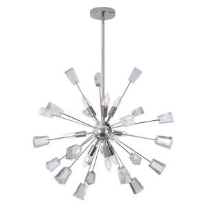 lot 46050 image: Home Decorators Collection Kimberly 9-Light Crystal and Chrome Sputnik Chandelier